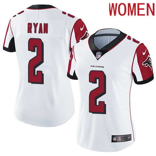 2019 Women Atlanta Falcons #2 Ryan white Nike Vapor Untouchable Limited NFL Jersey->women nfl jersey->Women Jersey